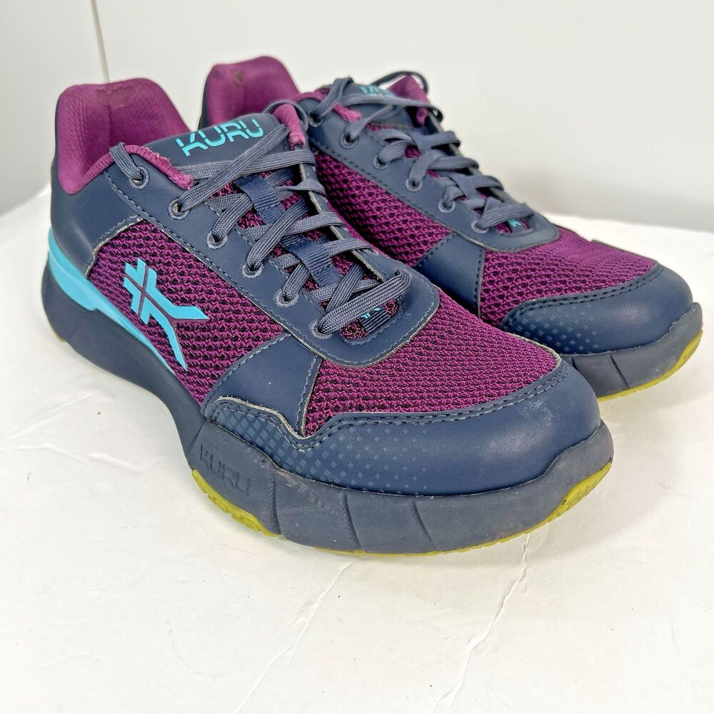 Kuru Quantum 2.0 Womens Size 11 Purple Blue Athletic walking Shoes Sneakers